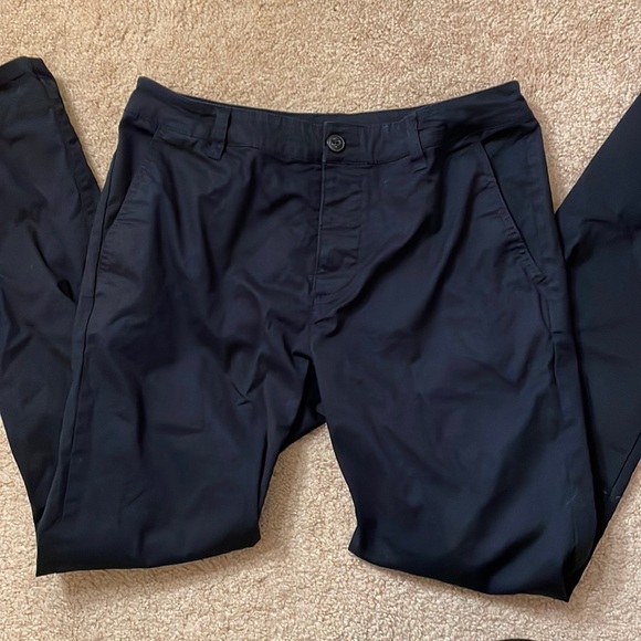 Men’s Pants Khakis Navy Blue ASOS 31x30 - Picture 3 of 6